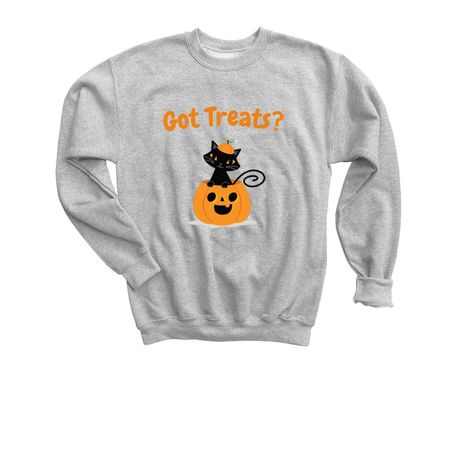 Got Treats?, a Sport Grey Youth Crewneck Sweatshirt