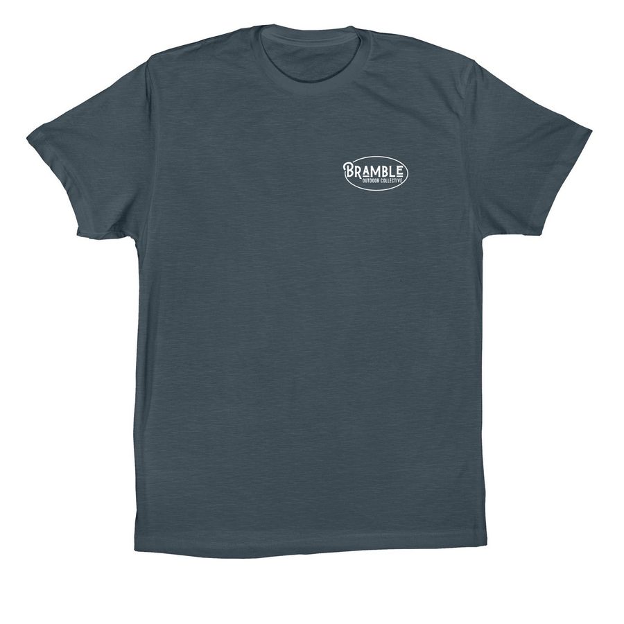 Bramble Waterfowl Tee, a Vintage Navy Premium Cotton Tee