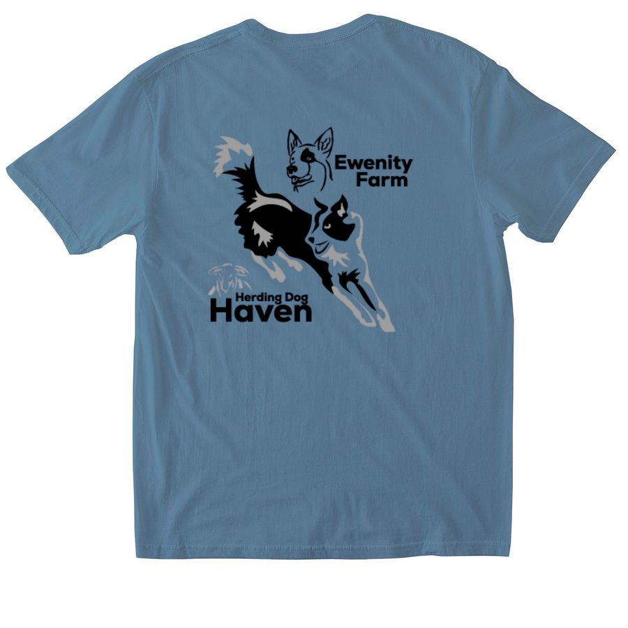 Help save the herders!, a Indigo Blue Softstyle Cotton Tee