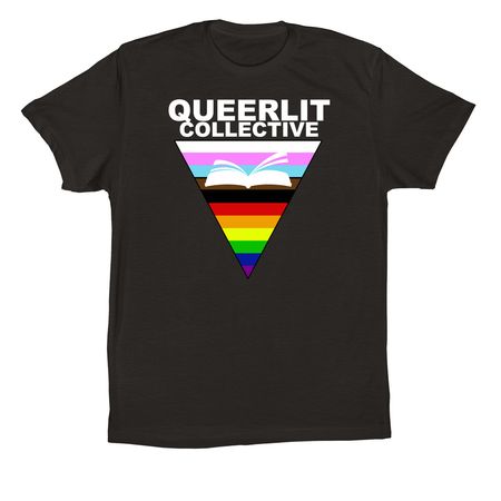 QueerLit Collective, a Black Premium Cotton Tee