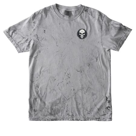 22 Veterans a day&nbsp;, a Smoke Comfort Colors Colorblast Tee (back-view)