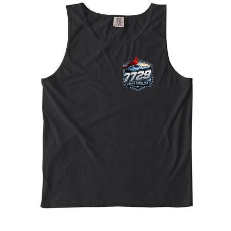7729 NC - Ask Me what it means, a Black Comfort Colors Tank Top