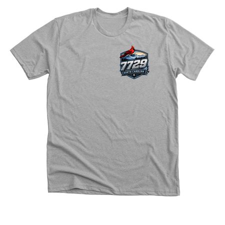 7729 NC - Ask Me what it means, a Athletic Heather Premium Unisex Tee