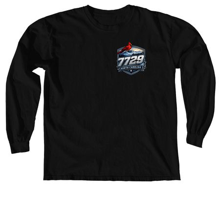 7729 NC - Ask Me what it means, a Black Comfort Colors Long Sleeve Tee