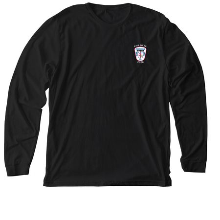EMS Week 2026, a Solid Black Blend Premium Long Sleeve Tee