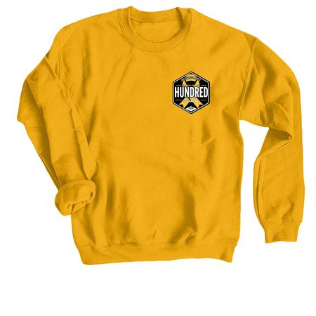 September Childhood Cancer Awareness 2025&nbsp;, a Gold Crewneck Sweatshirt