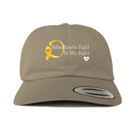 Sebastian's Hat, a Khaki Printed Classic Baseball Cap