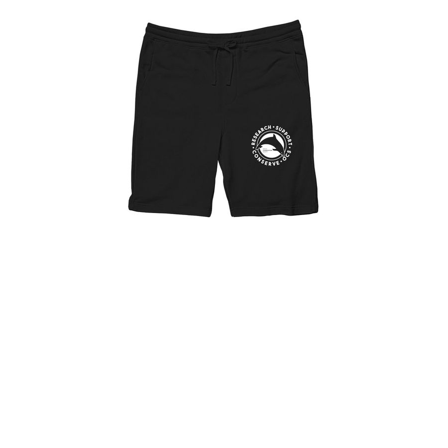 be cozy with OCS shorts, a Black Midweight Fleece Shorts