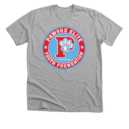 PawSox Elite Youth Foundation Corporation, a Athletic Heather Premium Unisex Tee