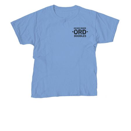 Ocoee River Doodles, Summer Vibes, a Carolina Blue Youth Unisex Tee