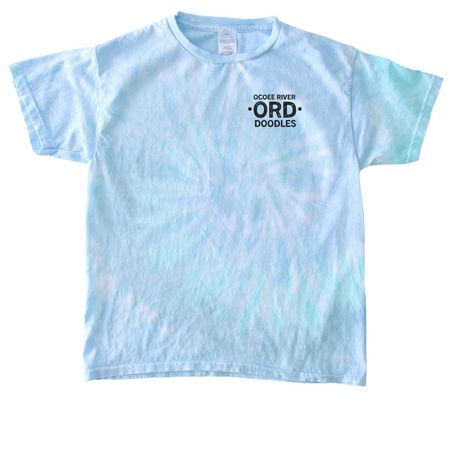 Ocoee River Doodles, Summer Vibes, a Lagoon Youth Tie Dye Tee