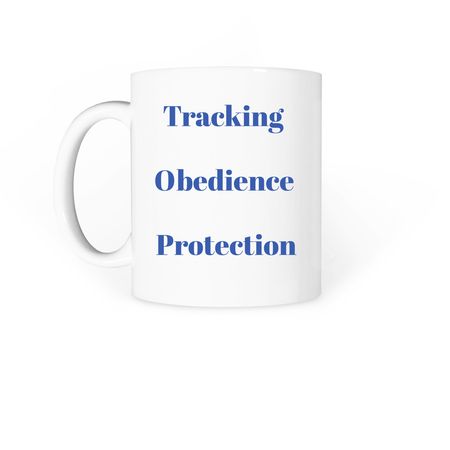 RCSC Mugs, a White Coffee Mug (back-view)