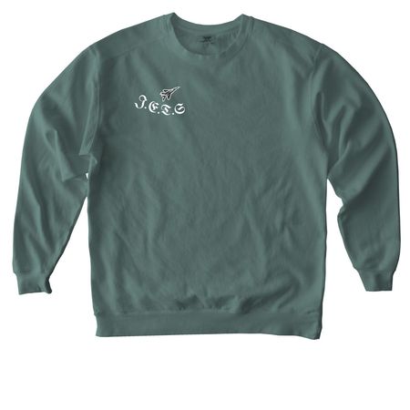 Just Enjoy This Sweatshirt, a Blue Spruce Comfort Colors Crewneck Sweatshirt