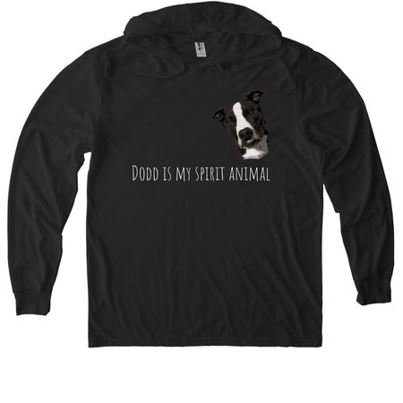 Dodd is my Spirit Animal, a Space Black Allmade Eco Triblend Hoodie Tee
