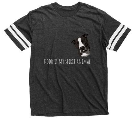 Dodd is my Spirit Animal, a Vintage Smoke / White Football Jersey Tee