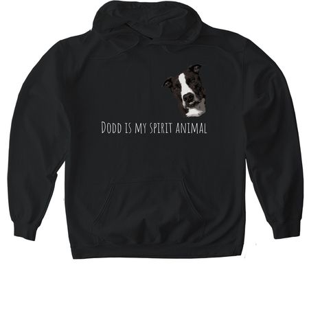 Dodd is my Spirit Animal, a Black Gildan Softstyle Pullover Hoodie