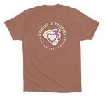 "I'm Fine", a Chestnut Premium Cotton Tee (back-view)