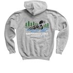 Shirts with Color Logo, a Sport Grey Youth Pullover Hoodie (back-view)