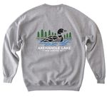 Shirts with Color Logo, a Sport Grey Softstyle Crewneck Sweatshirt (back-view)