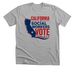 California Social Workers Vote!, a Athletic Heather Premium Unisex Tee