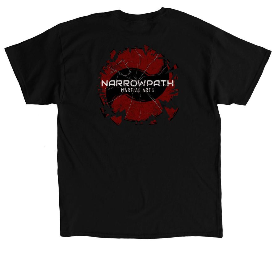 Narrowpath Martial Arts, a Black Classic Unisex Tee (back-view)