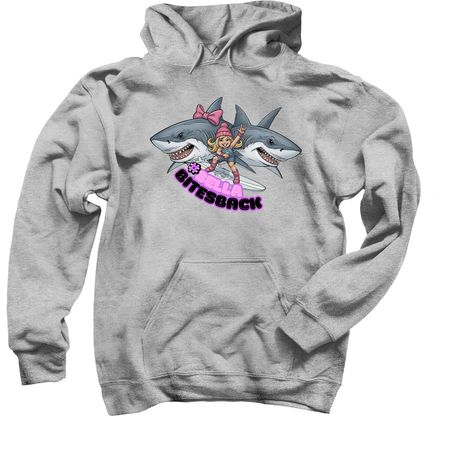 BELLA BITES BACK&nbsp;, a Sport Grey Pullover Hoodie