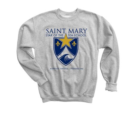Loud and Proud (Light), a Sport Grey Youth Crewneck Sweatshirt