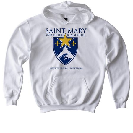 Loud and Proud (Light), a White Softstyle Youth Pullover Hoodie