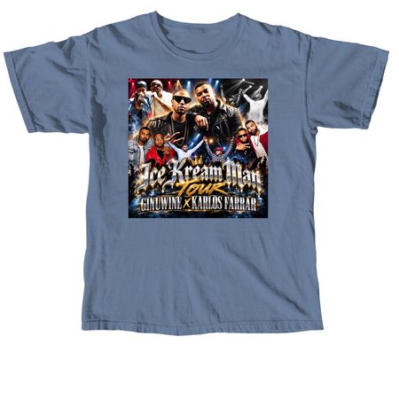Ginuwine x Karlos Farrar&nbsp;, a Blue Jean Comfort Colors Unisex Tee