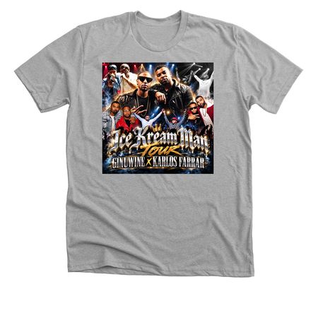 Ginuwine x Karlos Farrar&nbsp;, a Athletic Heather Premium Unisex Tee
