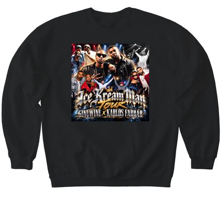 Ginuwine x Karlos Farrar&nbsp;, a Black Softstyle Crewneck Sweatshirt