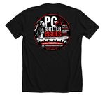 Every Paw Matters!, a Solid Black Blend Premium Unisex Tee (back-view)