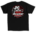 Every Paw Matters!, a Black Classic Unisex Tee (back-view)