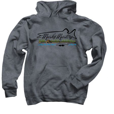 Musky Mastery Merch!, a Dark Heather Pullover Hoodie