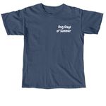 Dog Days of Summer, a Midnight Comfort Colors Unisex Tee (back-view)