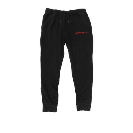 FLJJA PANTS, a Black Midweight Fleece Joggers