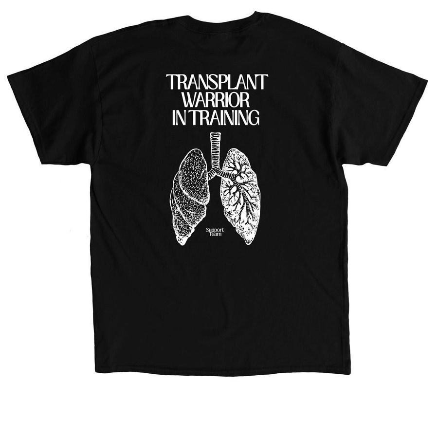 Shannon?s Transplant Journey, a Black Classic Unisex Tee (back-view)