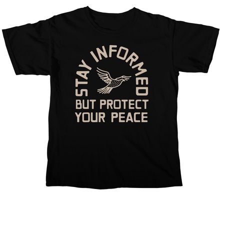 Protect Your Peace, a Black Comfort Colors Unisex Tee