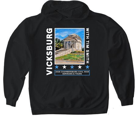 Vicksburg Merch Part 1, a Black Gildan Softstyle Pullover Hoodie