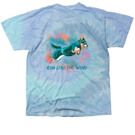Run Like The Wind, a Lagoon Classic Tie Dye Tee