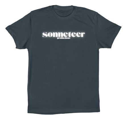 Sonneteer Classic Logo Shirts, a Dark Grey Premium Cotton Tee