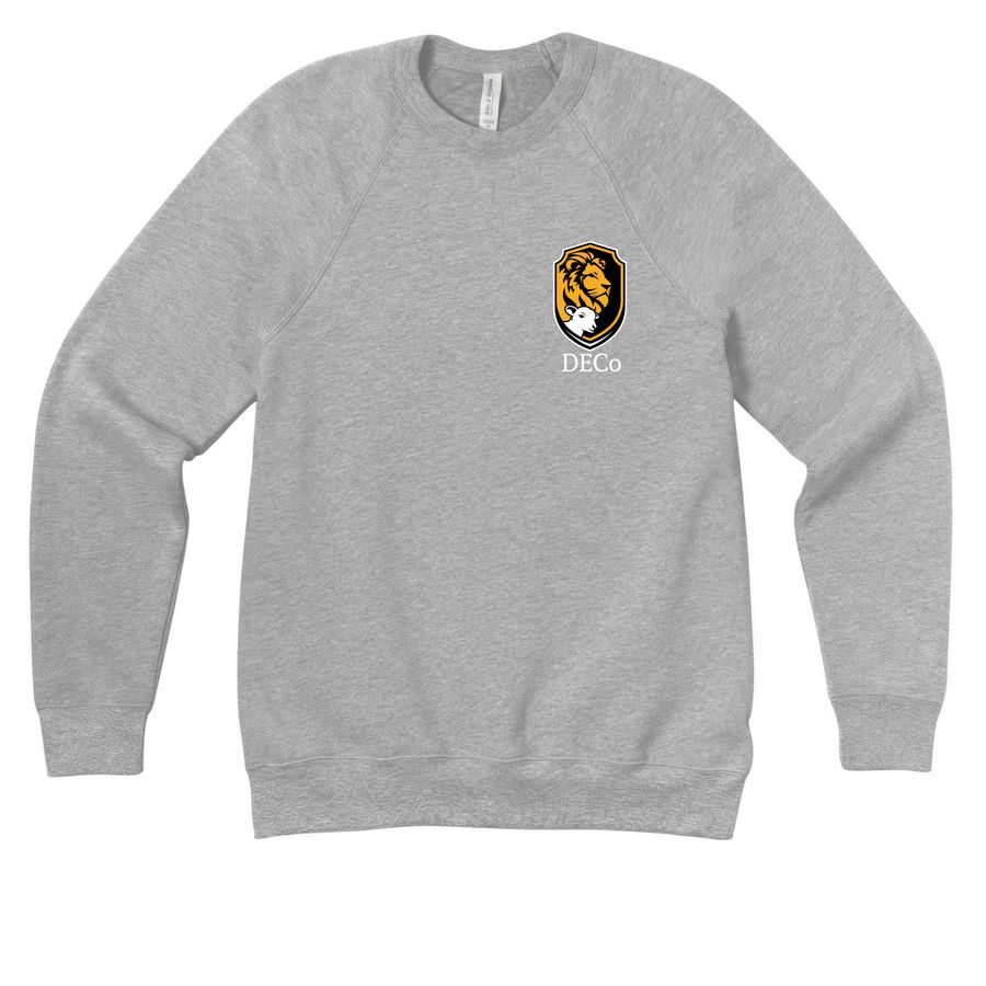 Rhetoric Gear, a Athletic Heather Premium Raglan Crewneck Sweatshirt