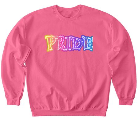 Pride electric&nbsp;, a Pink Lemonade Softstyle Crewneck Sweatshirt