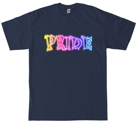 Pride electric&nbsp;, a Navy Tall Classic Unisex Tee