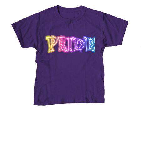 Pride electric&nbsp;, a Purple Youth Unisex Tee