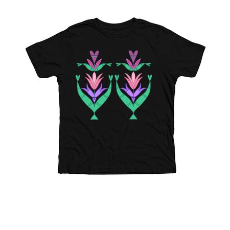 Spring is almost here, a Solid Black Blend Premium Youth Tee