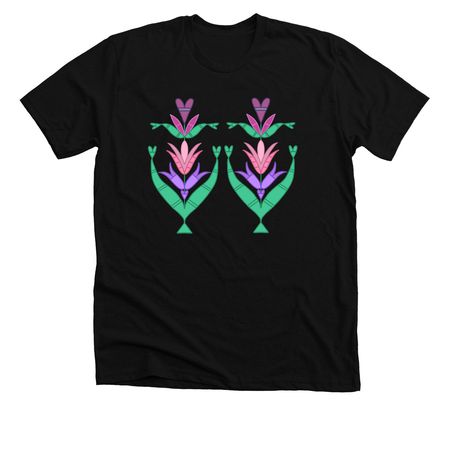 Spring is almost here, a Solid Black Blend Premium Unisex Tee