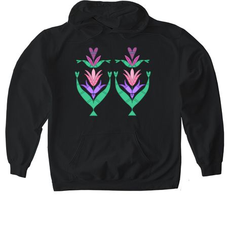 Spring is almost here, a Black Gildan Softstyle Pullover Hoodie