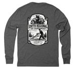 2026 South Regional Championship, a Aluminum Grey Allmade Eco Triblend Long Sleeve Tee (back-view)