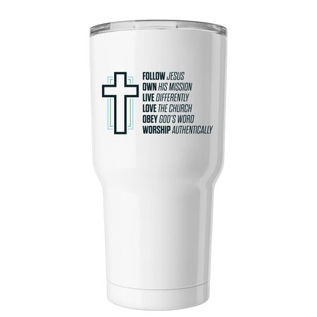 FBCF Students trumbler, a White Insulated Tumbler